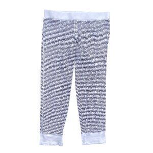 Victoria’s Secret All-Over Brand Logo Waffle Knit Thermal Jogger Pajama Pants-L